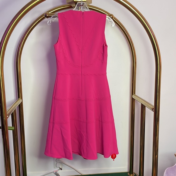 Kobi Halperin | Michaela Scalloped Fit-&-Flare Dress - Picture 9 of 13